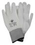 Cleanroom nylon gloves including palm coating size L