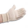 Weiße Tricot Handschuhe für Reinraum